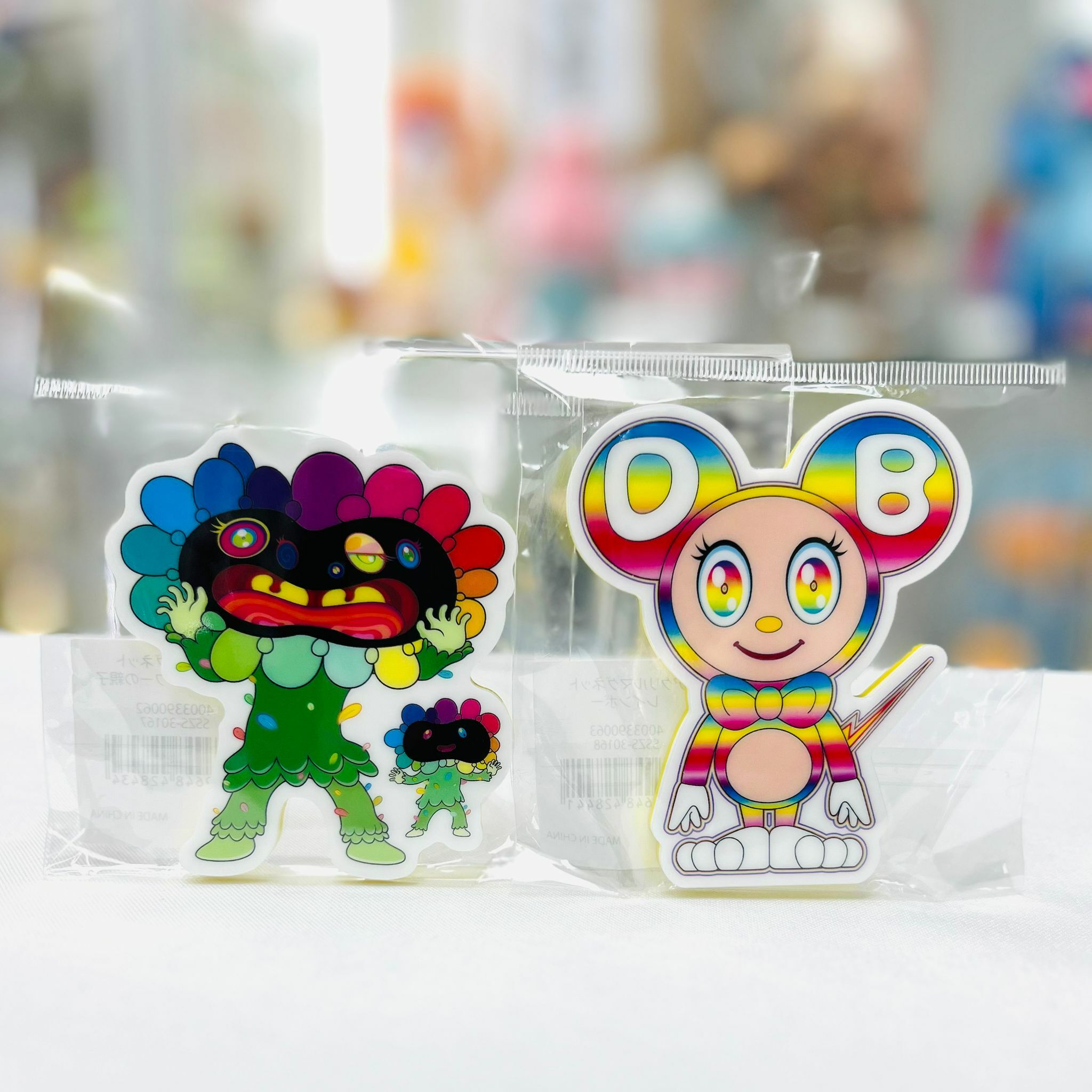Takashi Murakami Mononoke Kyoto Acrylic Magnet (Rainbow Dob / Ghost Flower Parents and Children)
