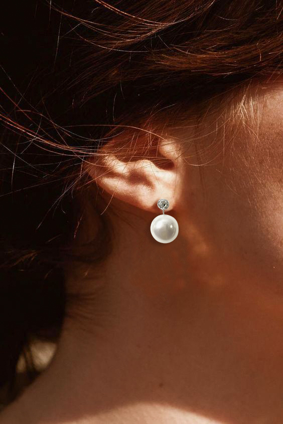 簡約珍珠耳環OP2109