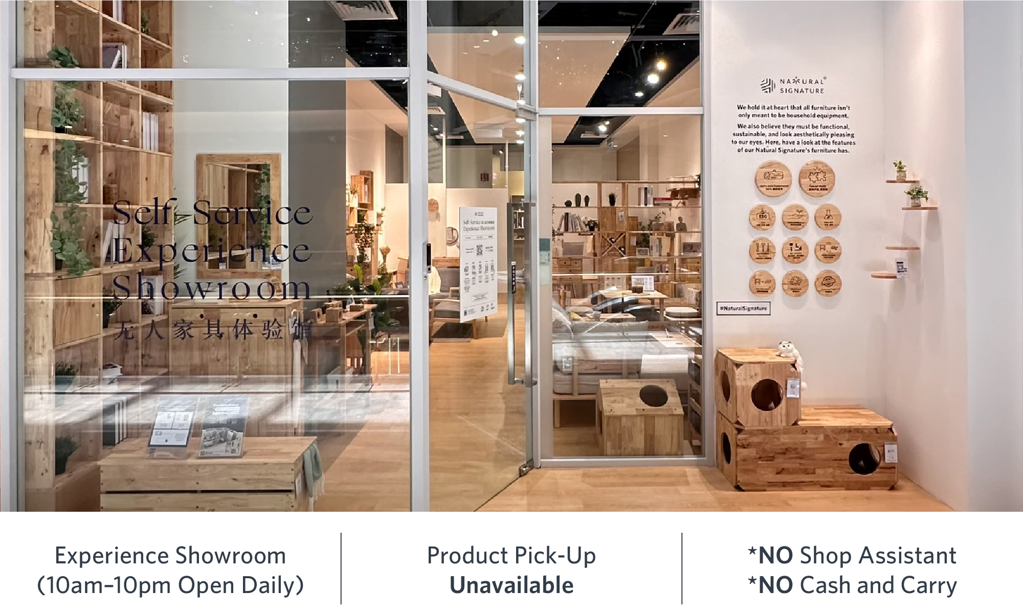 Natural Signature Furniture Experience Showroom - Toppen Shopping Centre- IKEA Tebrau - Johor