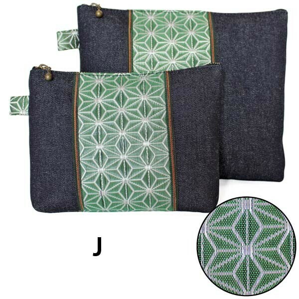 日本岡山榻榻米邊牛仔袋(大) (日本製)