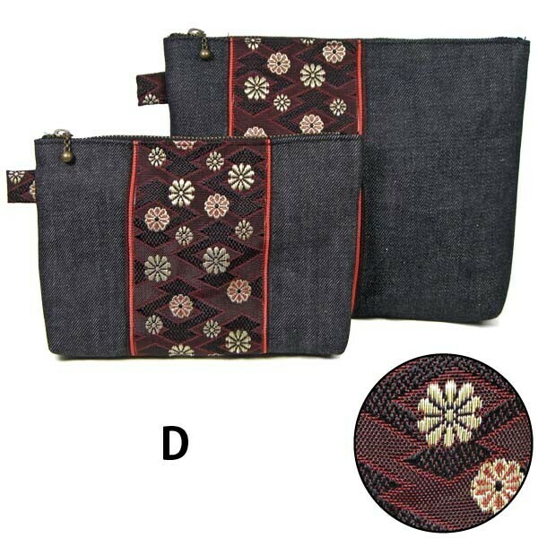 日本岡山榻榻米邊牛仔袋(大) (日本製)