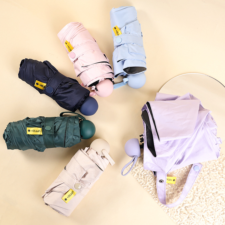 迷你口袋晴雨兩用傘 6色【AV001】