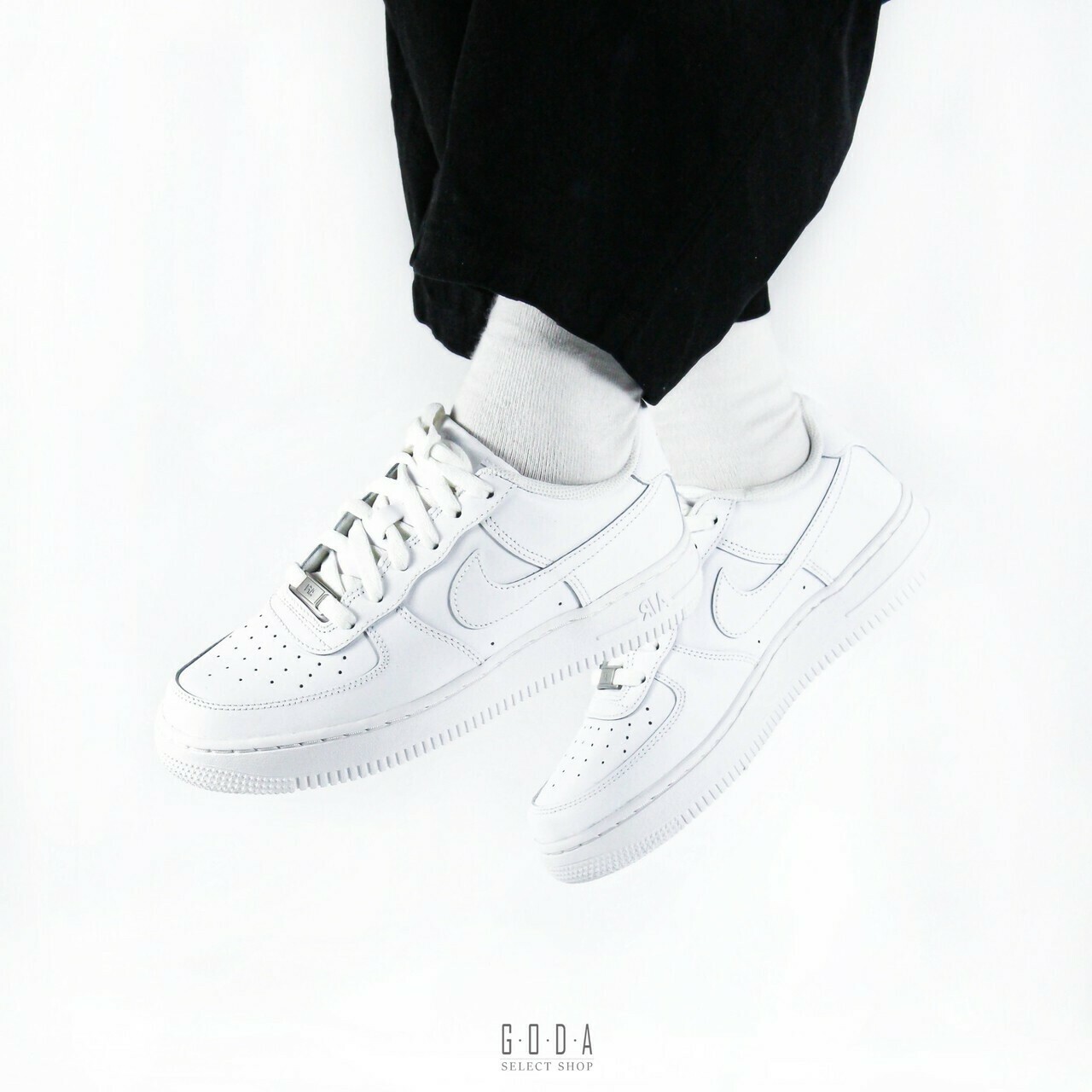 Nike Air Force 1 GS 經典全白 大童女鞋 女碼 FV5951-111