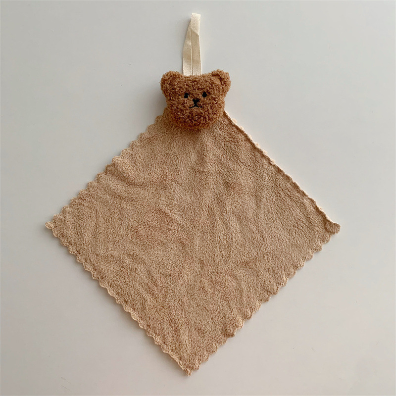 《3663》INS韓國小熊掛式擦手巾