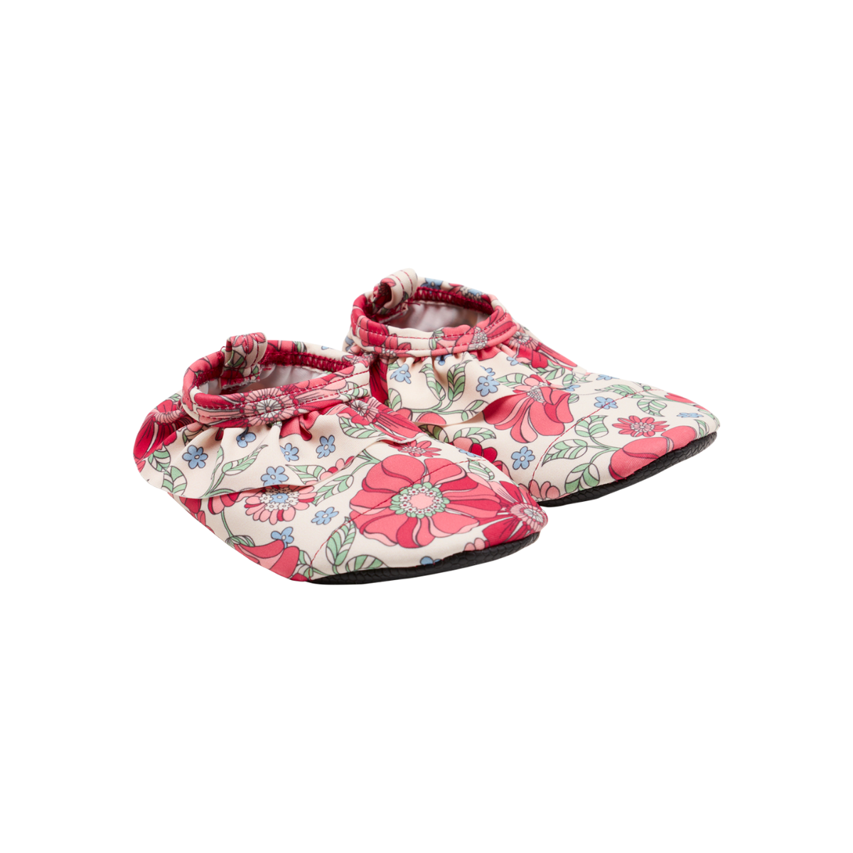 〖 Hust & Claire 〗桃紅花朵沙灘鞋