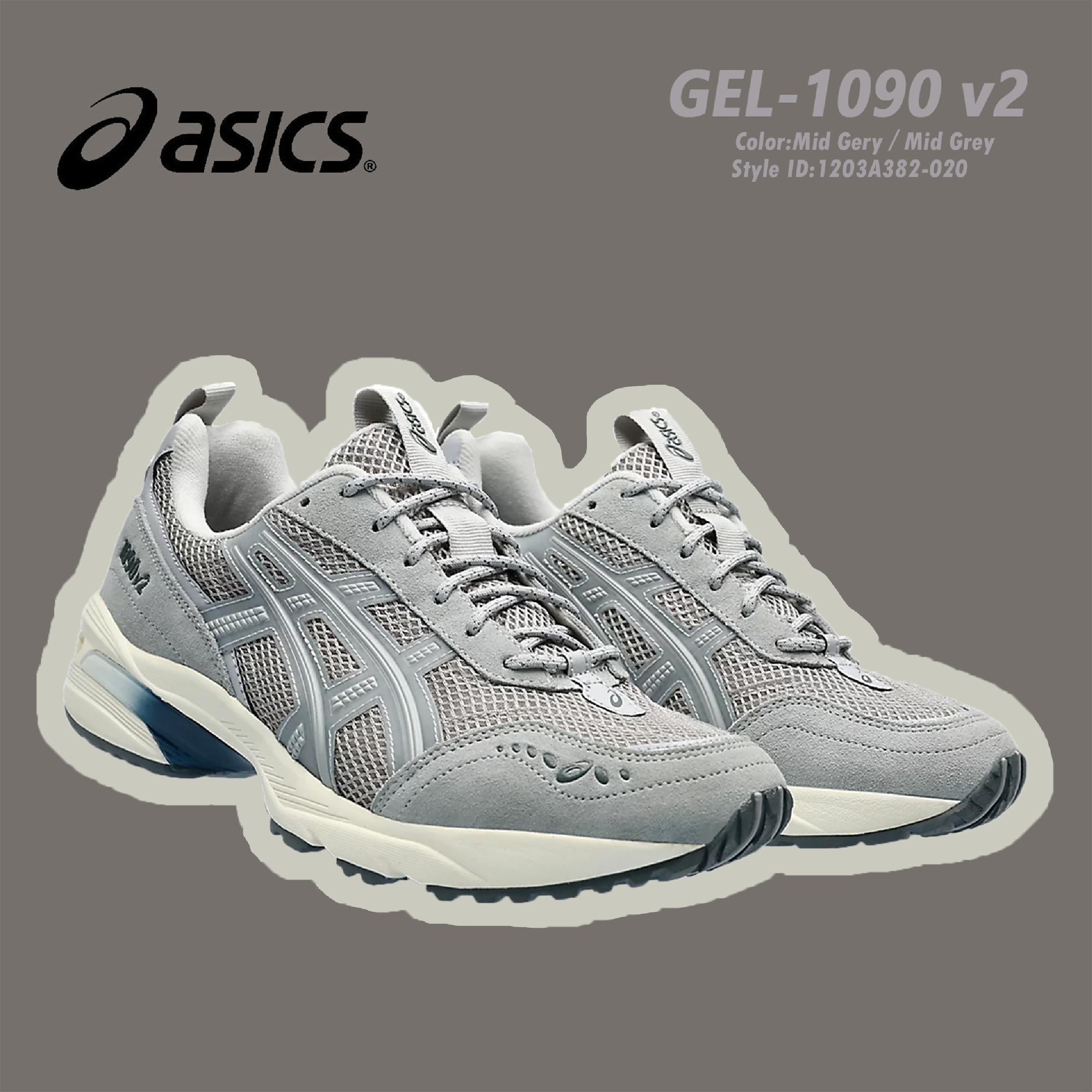 ASICS GEL-1090 V2 / Mid Grey