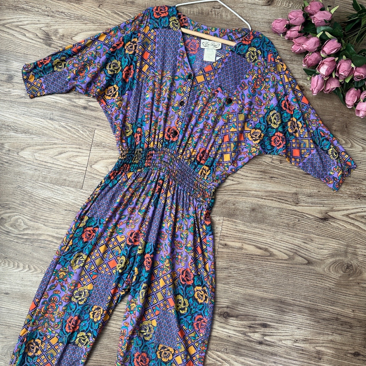 美國製夢幻花園連身褲