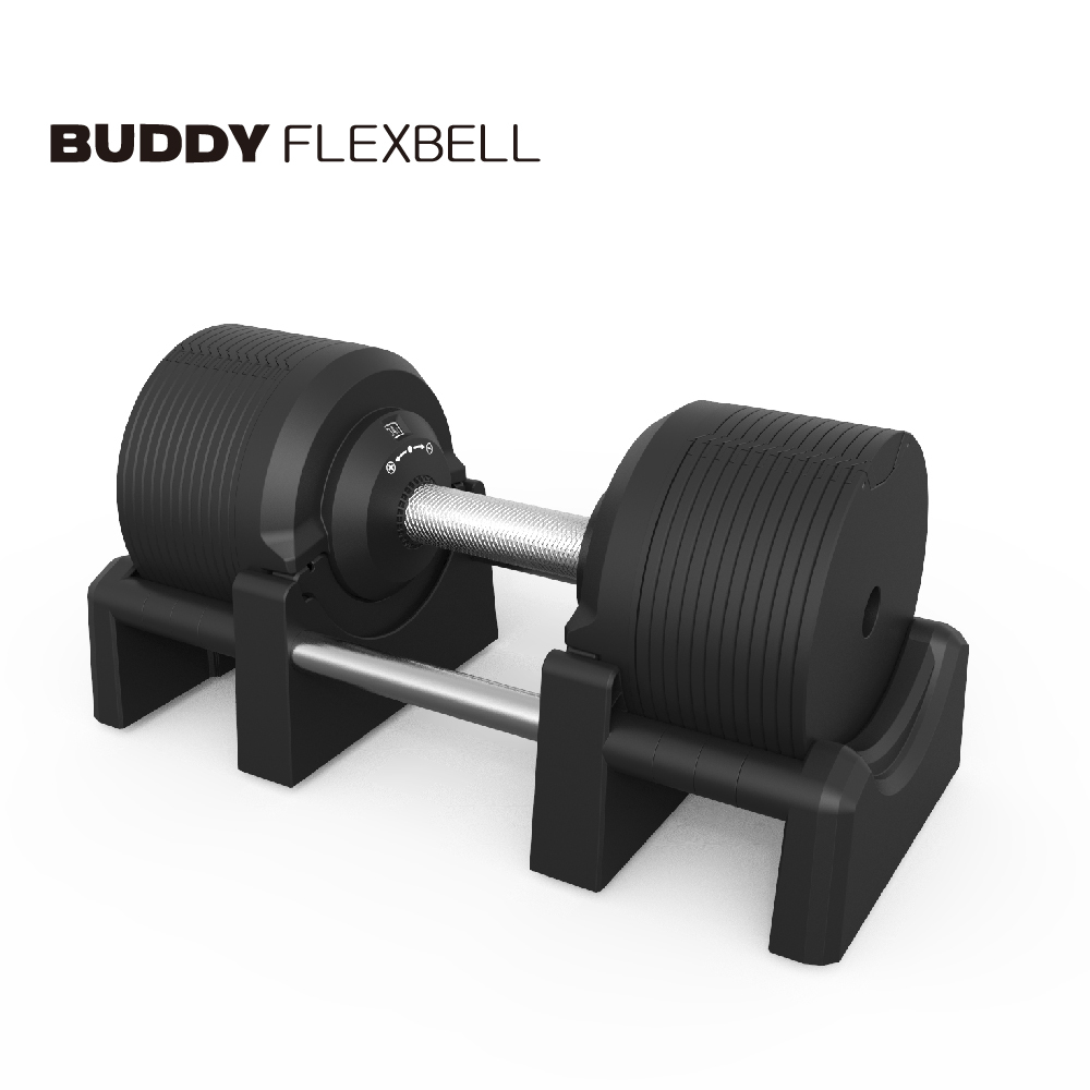 [台灣 Buddy Fitness] 可調式啞鈴 黑色 32.5/41.5KG 1.5KG調節