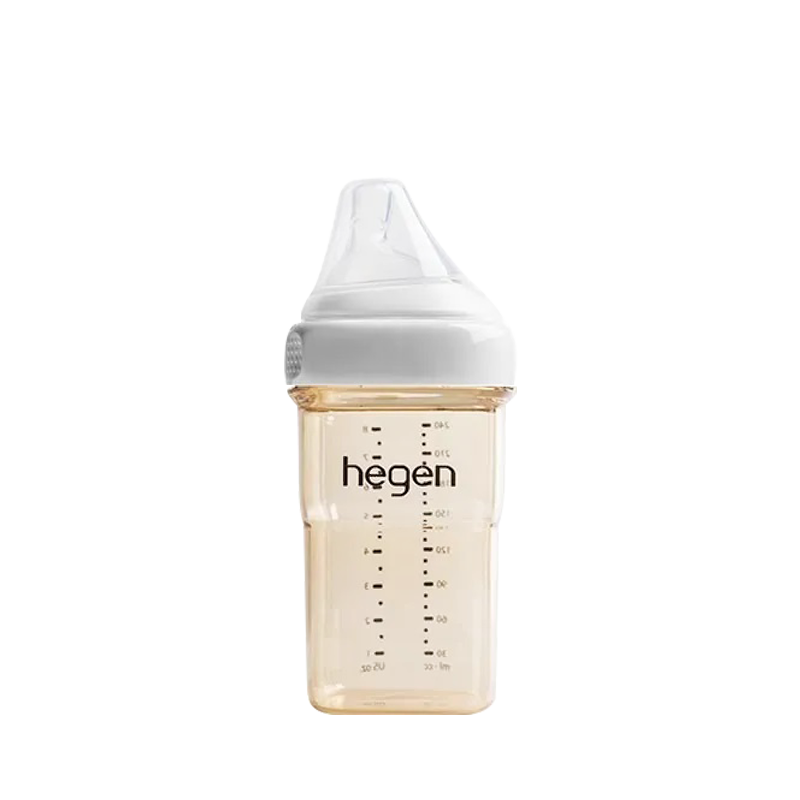 hegen 金色奇蹟PPSU多功能方圓型寬口奶瓶240ml