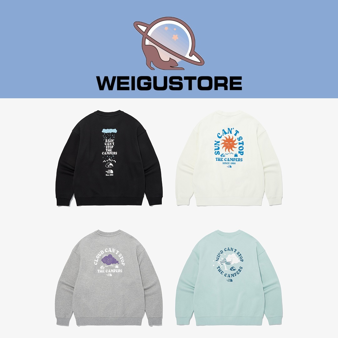 The North Face Camp Everyday Sweatshirts 天氣大學T NM5MQ01