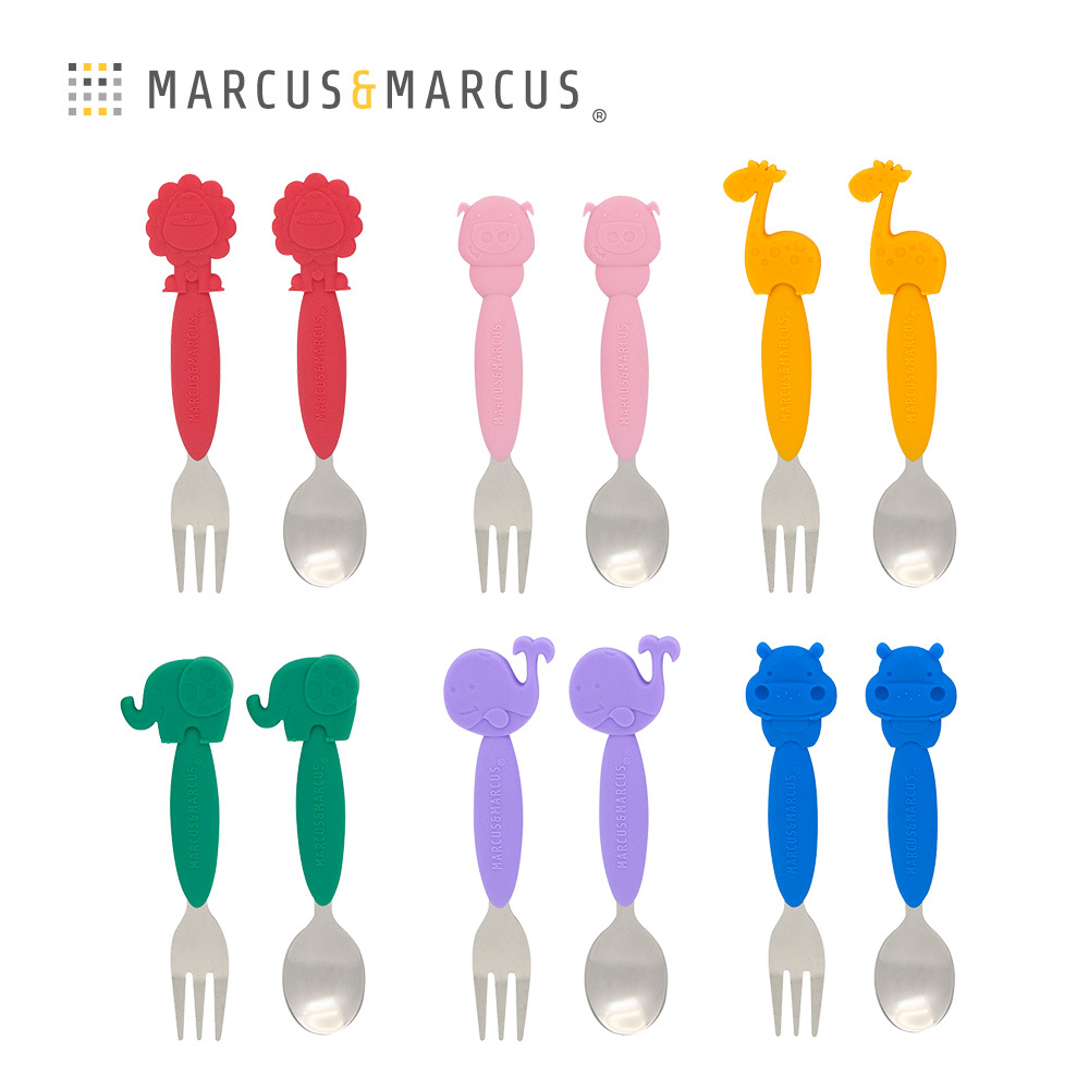 Marcus＆Marcus 動物樂園不鏽鋼叉匙餐具組