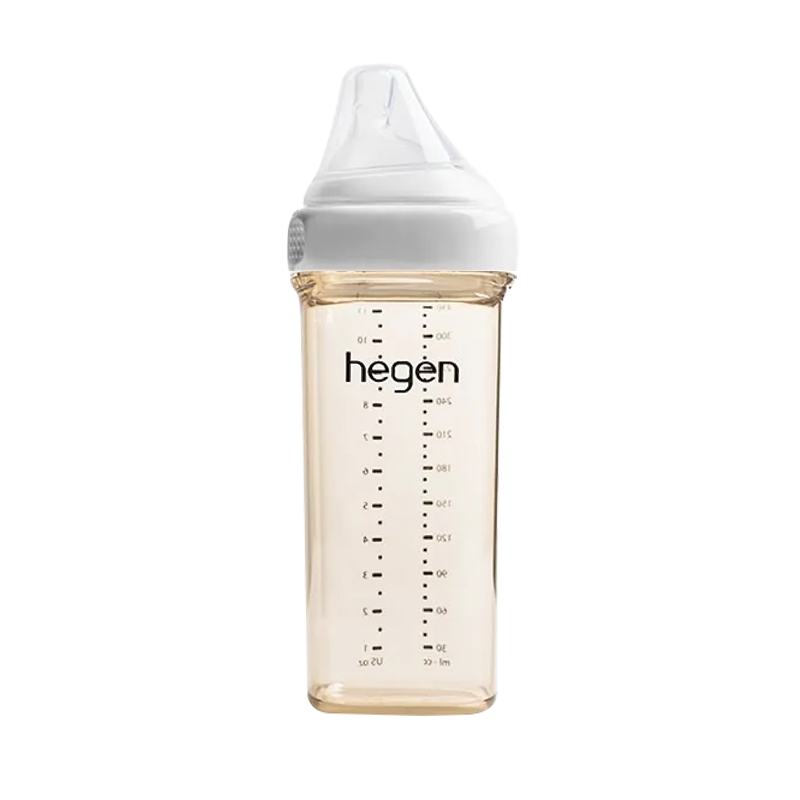 hegen 金色奇蹟PPSU多功能方圓型寬口奶瓶330ml