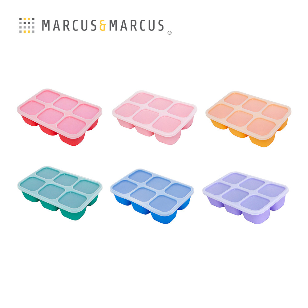 Marcus＆Marcus 動物樂園造型矽膠副食品分裝保存盒