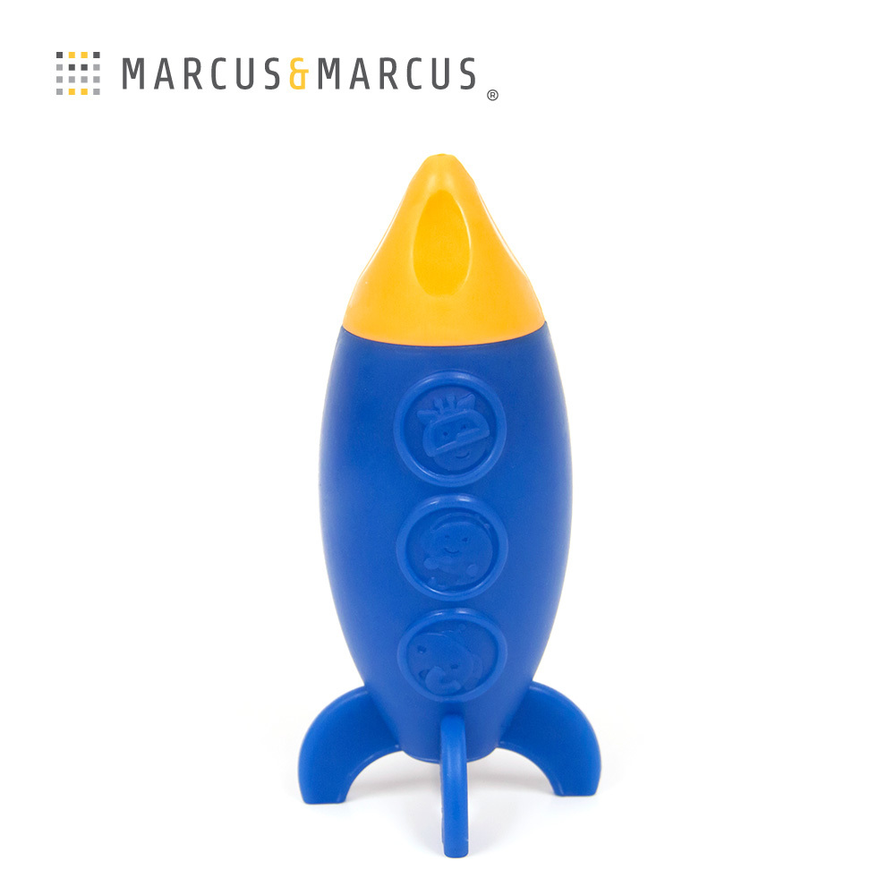 Marcus&Marcus 動物樂園矽膠洗澡玩具-火箭