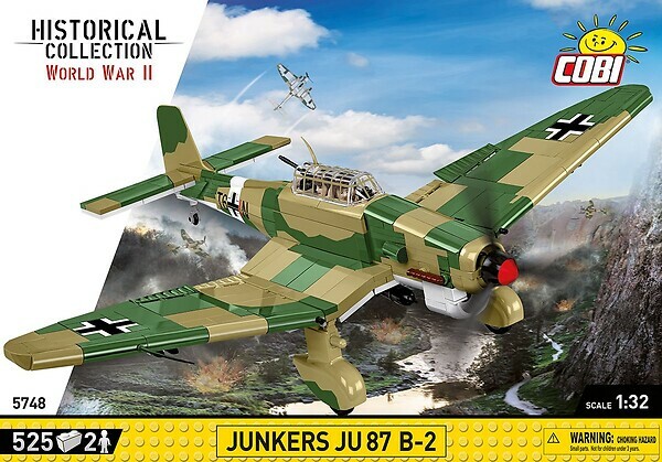 Cobi : WWII Planes 5748 Junkers Ju 87 B-2 (525pcs)