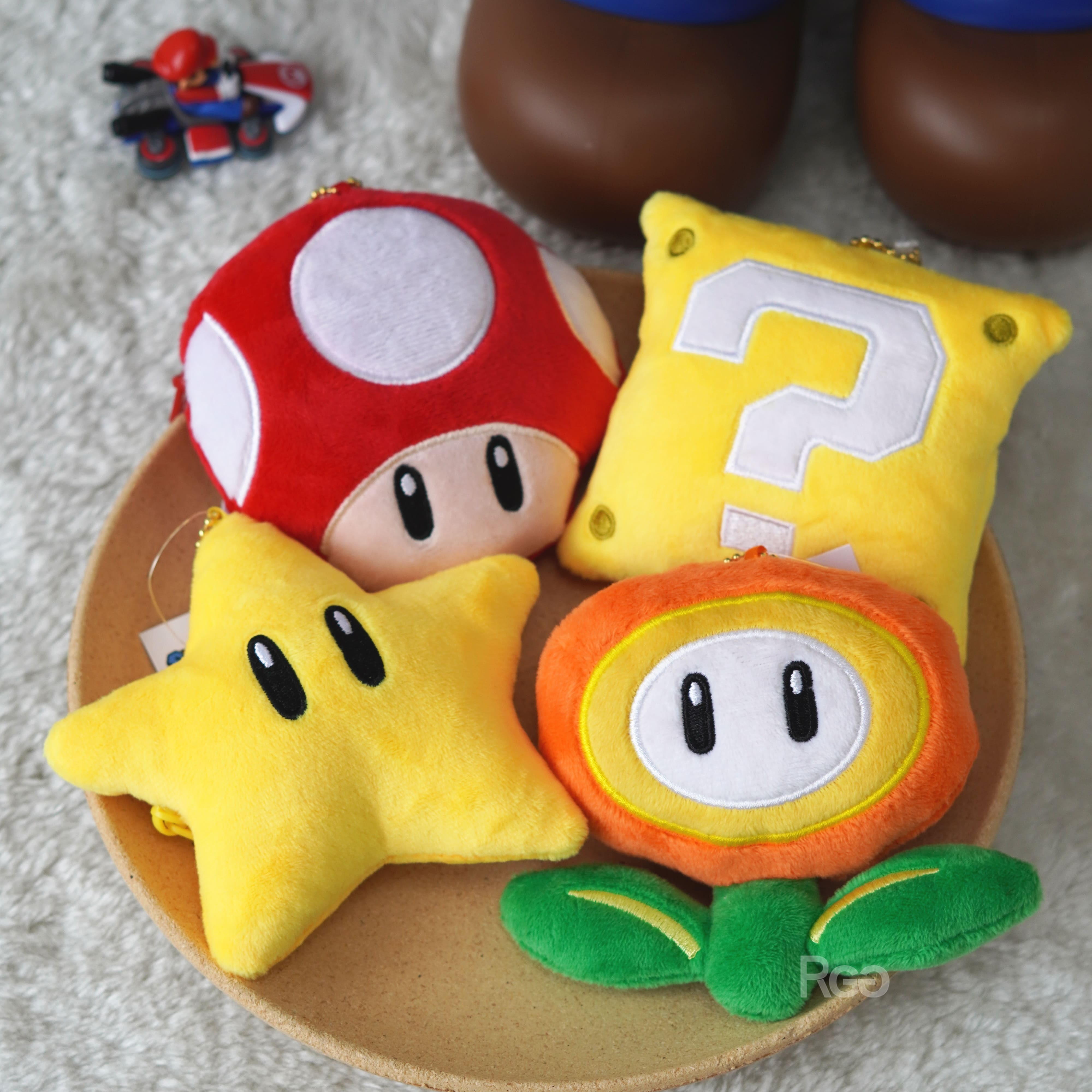 日本限定 瑪利歐玩偶吊飾零錢包