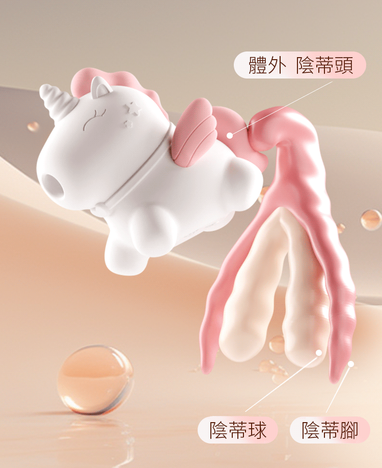 陰蒂高潮的好幫手 - 獨角獸吸吮器