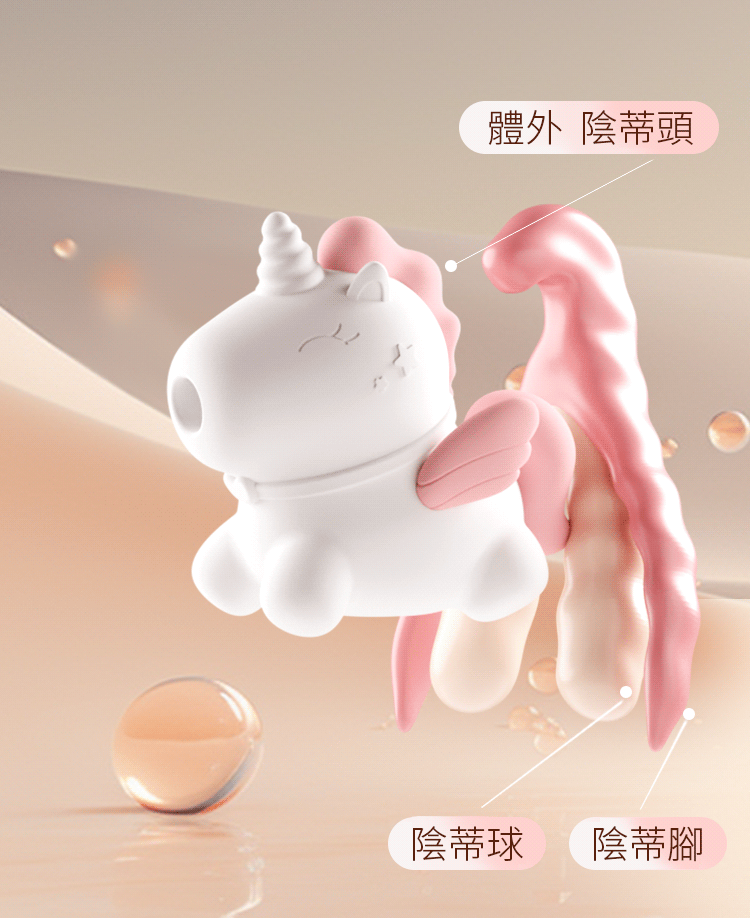 陰蒂高潮的好幫手 - 獨角獸吸吮器