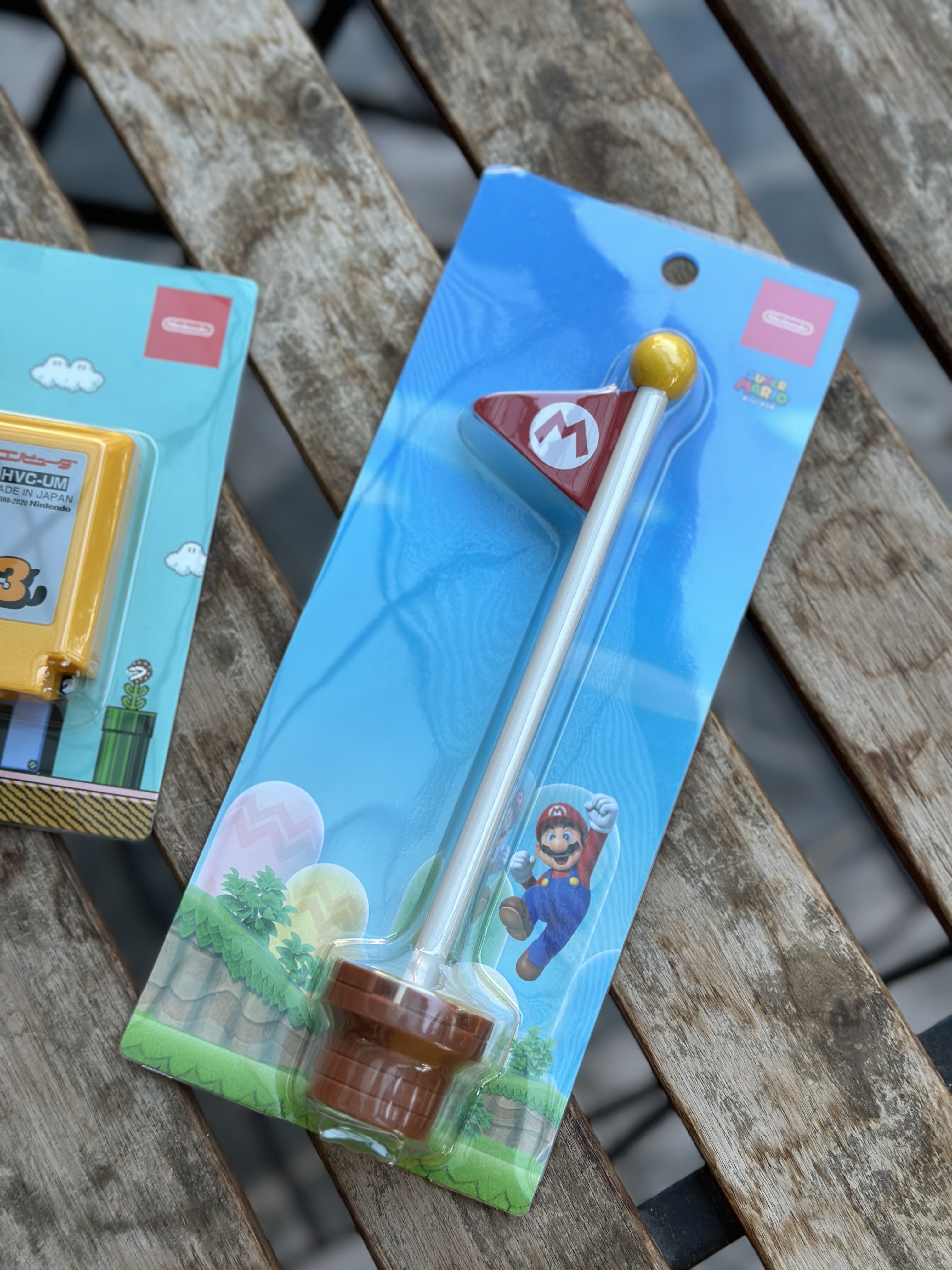 【現貨】任天堂 瑪利歐文具 通關旗幟筆 卡帶便條紙