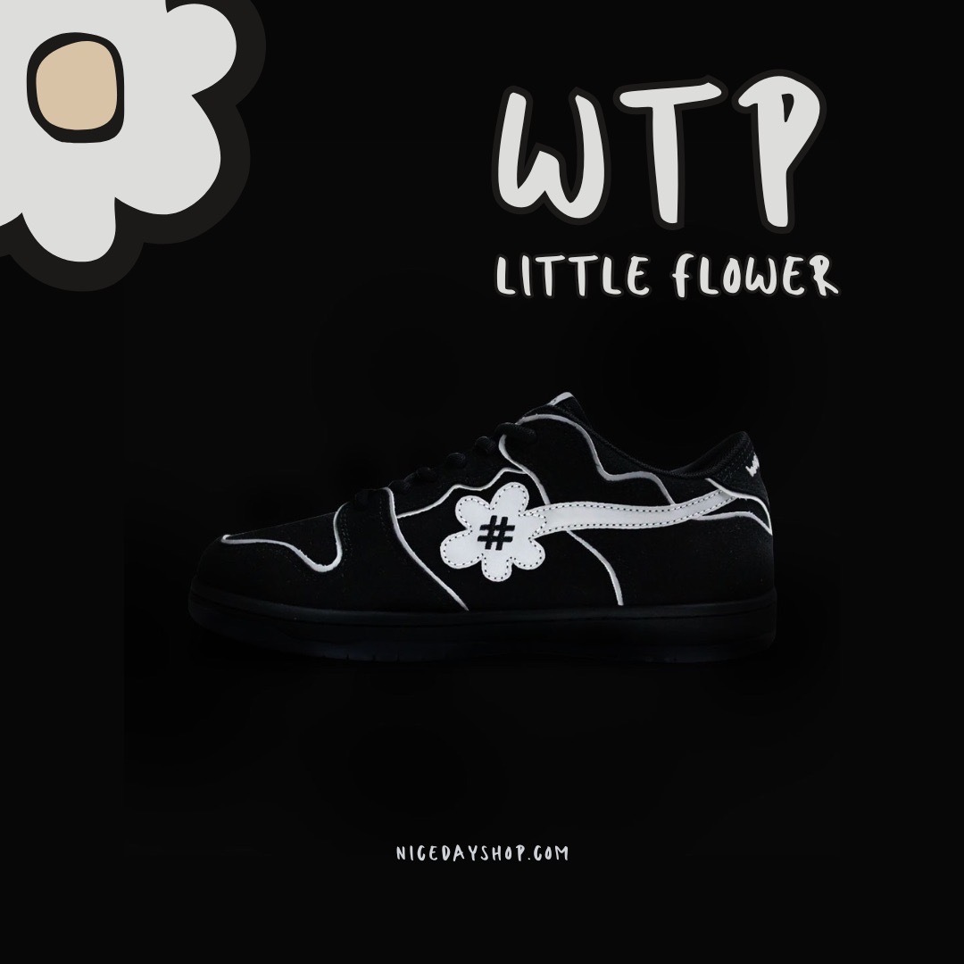 NICEDAY 部分現貨/代購 water  the plant WTP 日本 小花 反光全黑 摩卡粉 小倒勾 日本