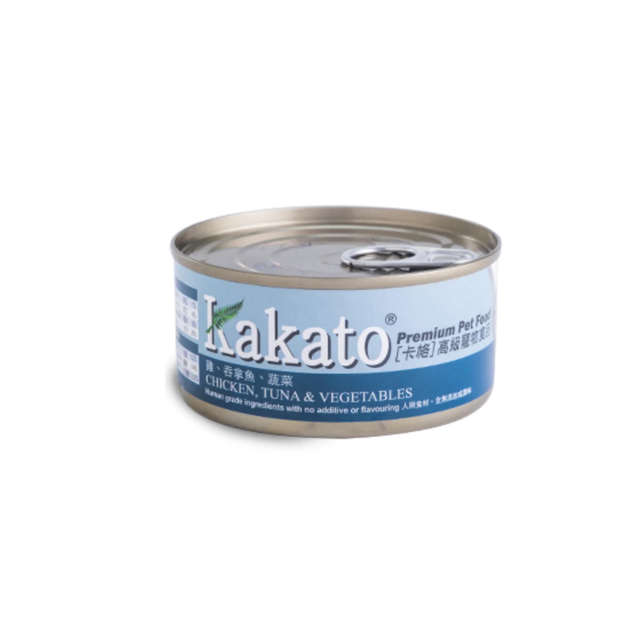 Kakato - 雞、吞拿魚、蔬菜  (貓狗食用)罐頭 170 G (48罐)