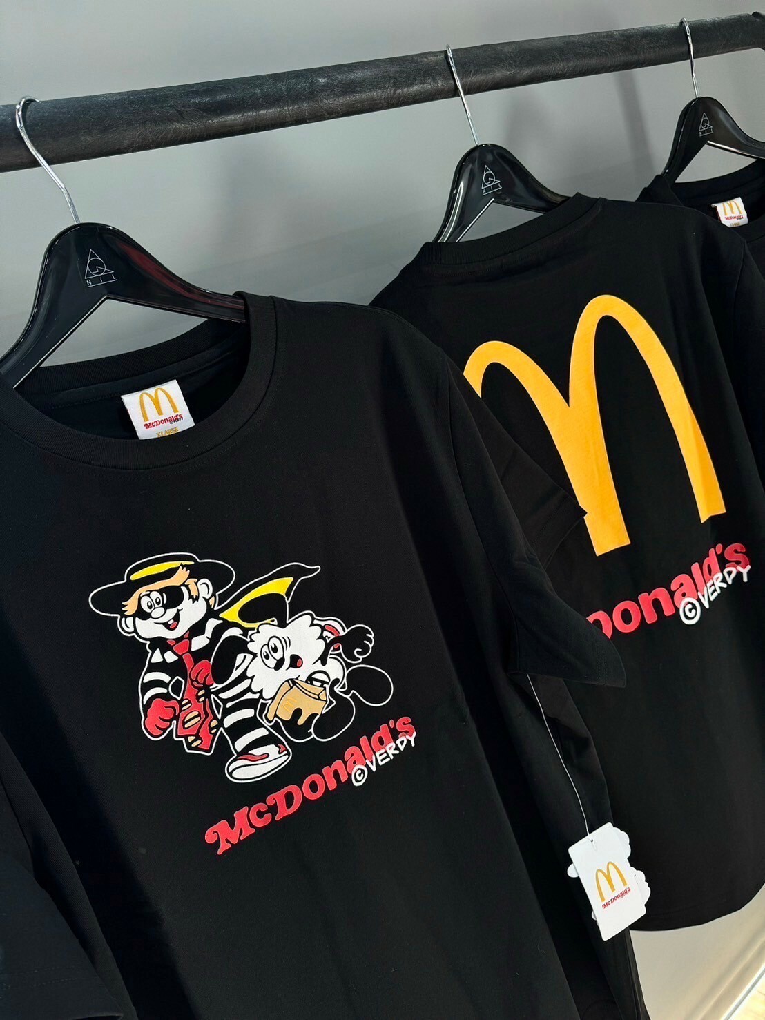 VERDY x 麥當勞 McDonald's 聯名 黑色 短T
