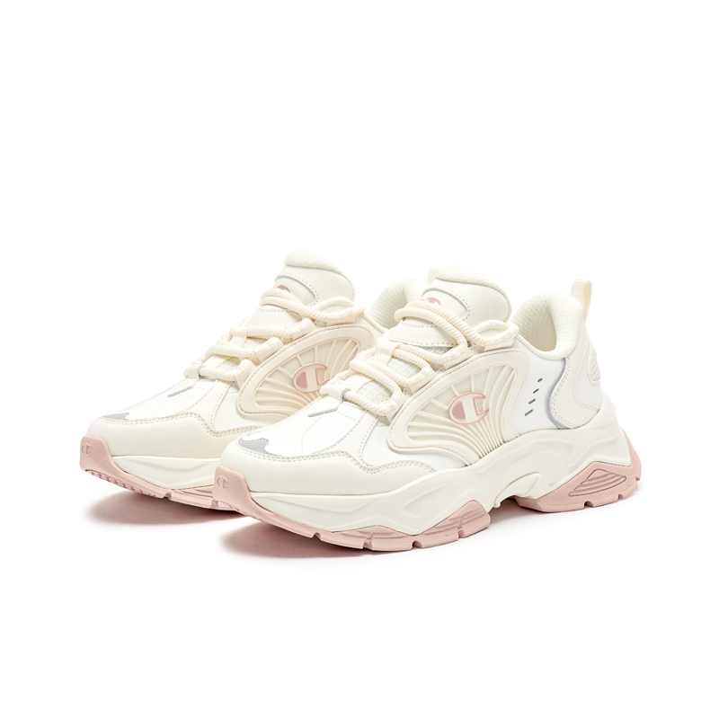 女款- Champ 23 貝殼老爹鞋 -(白x珍珠粉