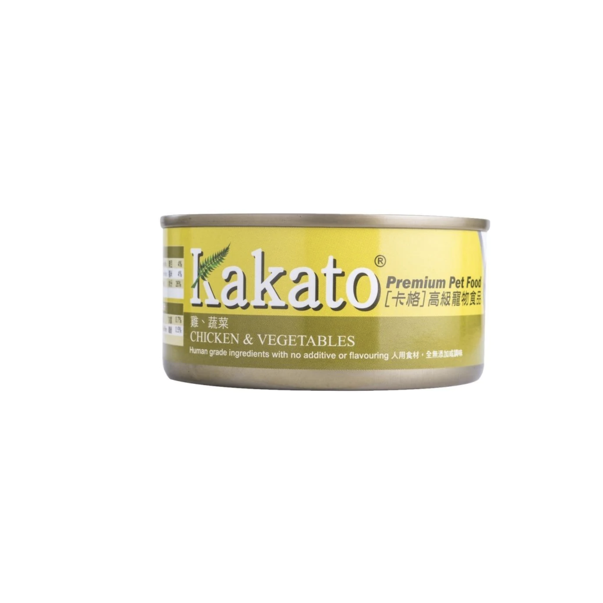 Kakato  - 雞肉和蔬菜(貓狗食用)罐頭170G (48罐)