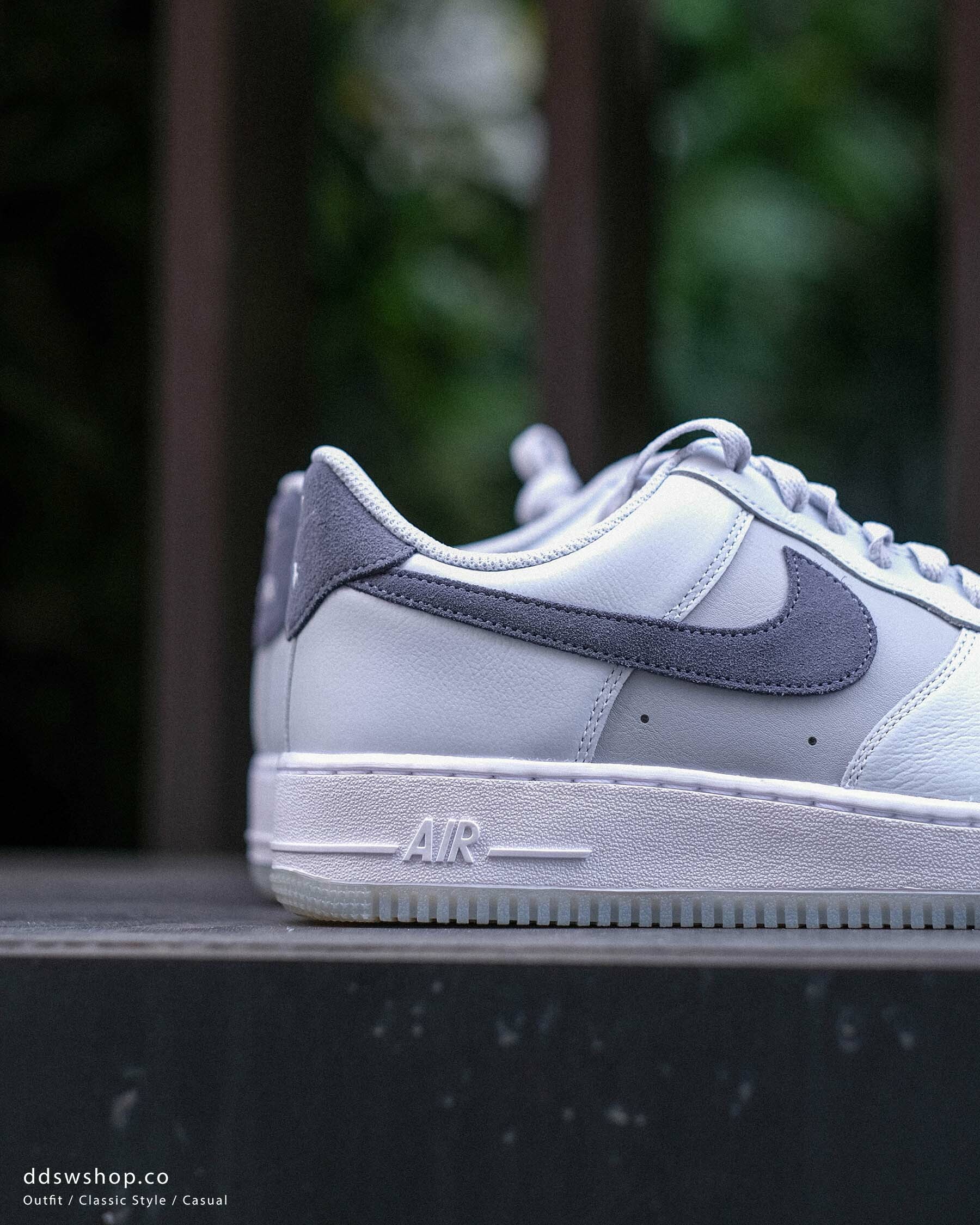 NIKE AIR FORCE 1 隕石灰 拼接 煙灰 FJ4170-001