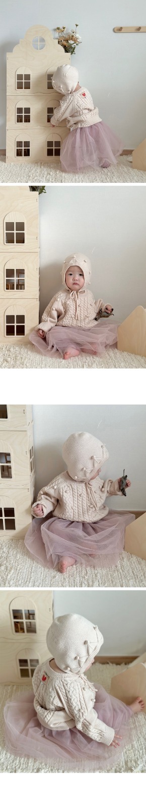 24S/S春季新款🌸-蓬蓬蕾絲緊身褲裙