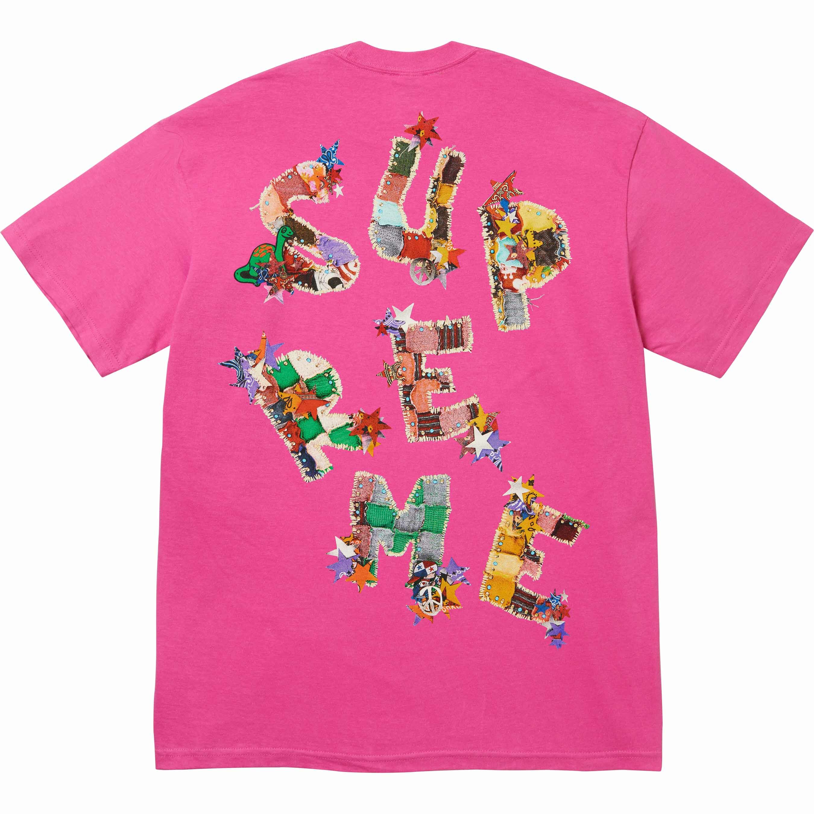 Supreme patchwork tee online