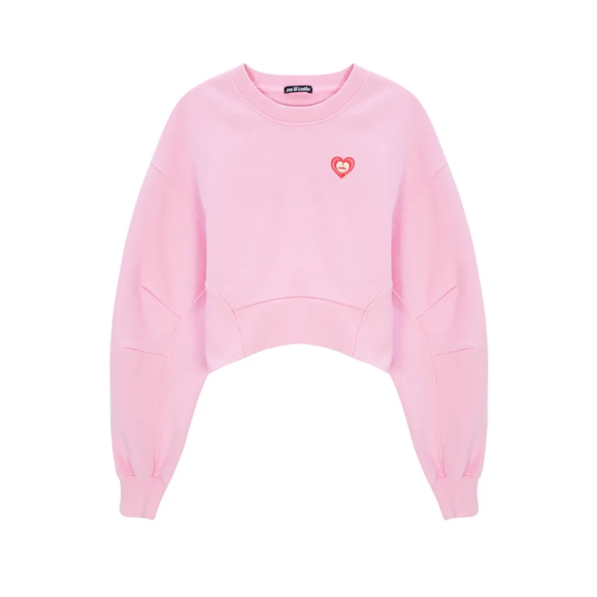 [as if calie] CROP SWEATSHIRT
