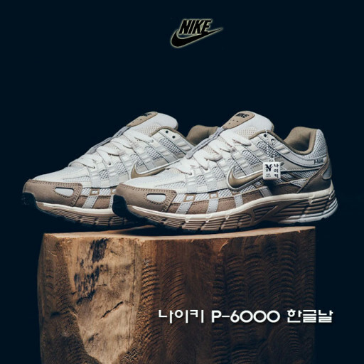 【Luxury】預購 Nike P-6000 復古鞋型 HUNGUL DAY 焦糖奶茶色 韓文字體 FQ8243-025