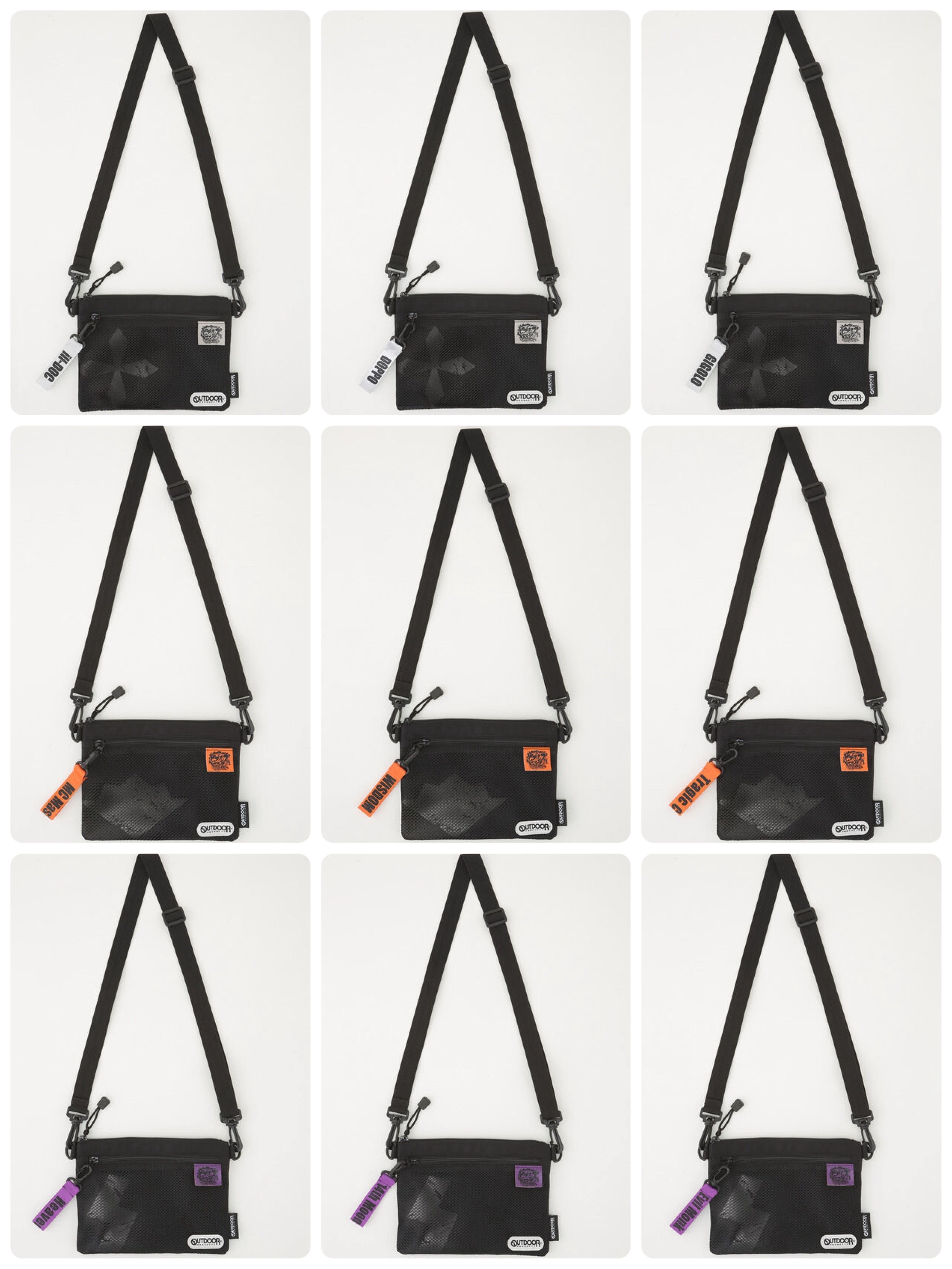 Pbandai 預訂2024/4月 『ヒプノシスマイク-Division Rap Battle-』Rhyme Anima ＋ ×OUTDOOR サコッシュ