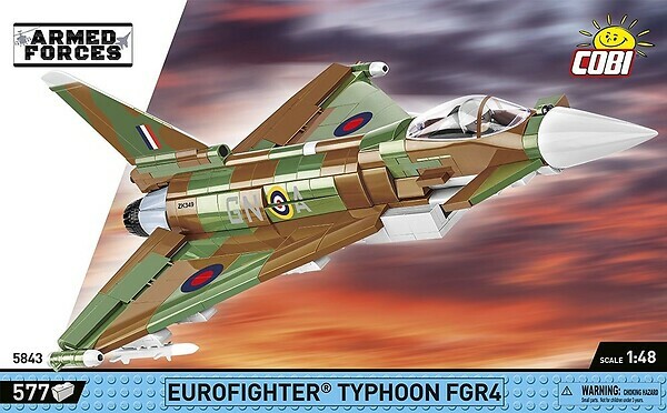Cobi : Armed Forces 5843 Eurofighter Typhoon FGR4 (577pcs)