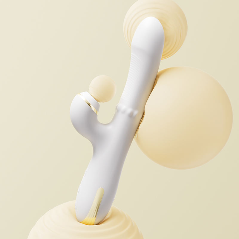 香港 EROCOME PYXIS 羅盤座 伸縮轉珠滑動吸吮震動棒 兔耳按摩棒