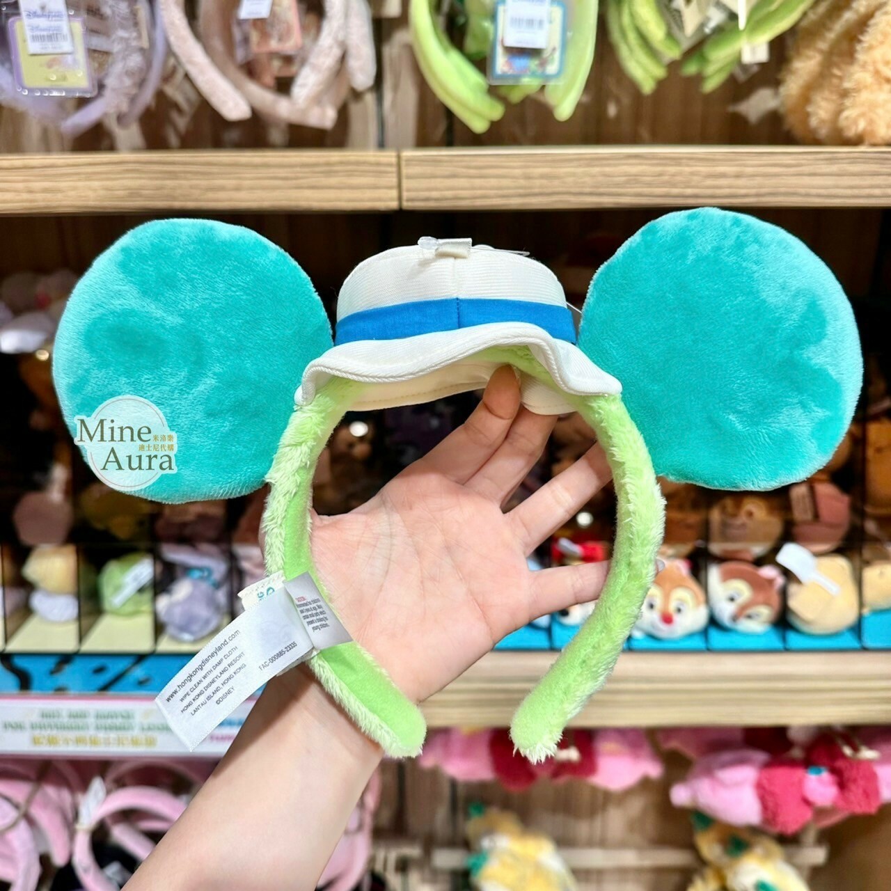 夏威夷系列 奧樂米拉 海龜 OluMel 造型 髮圈 髮箍 -香港迪士尼樂園