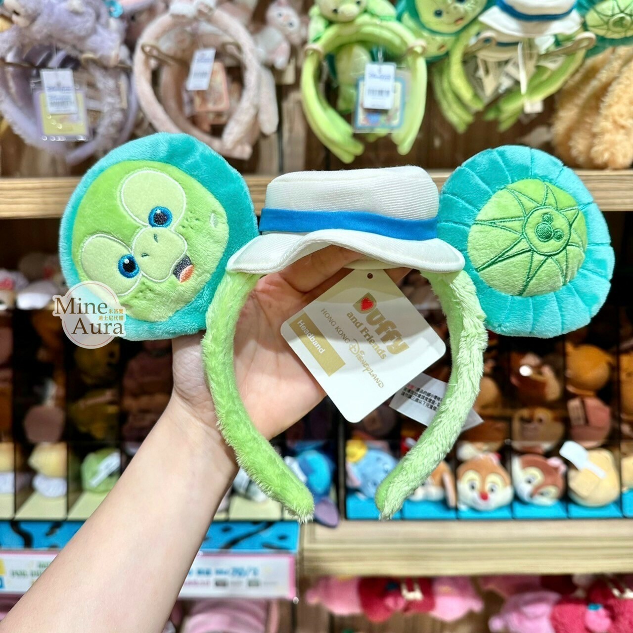 夏威夷系列 奧樂米拉 海龜 OluMel 造型 髮圈 髮箍 -香港迪士尼樂園