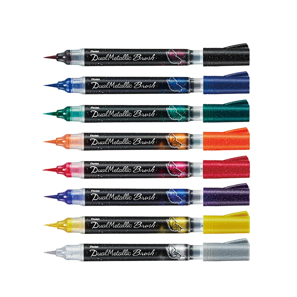 Dual Metallic  Brush 蝴蝶毛筆｜Pentel 日本