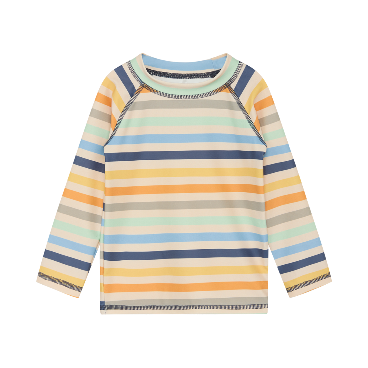 〖 Hust & Claire 〗海洋條紋防曬泳衣