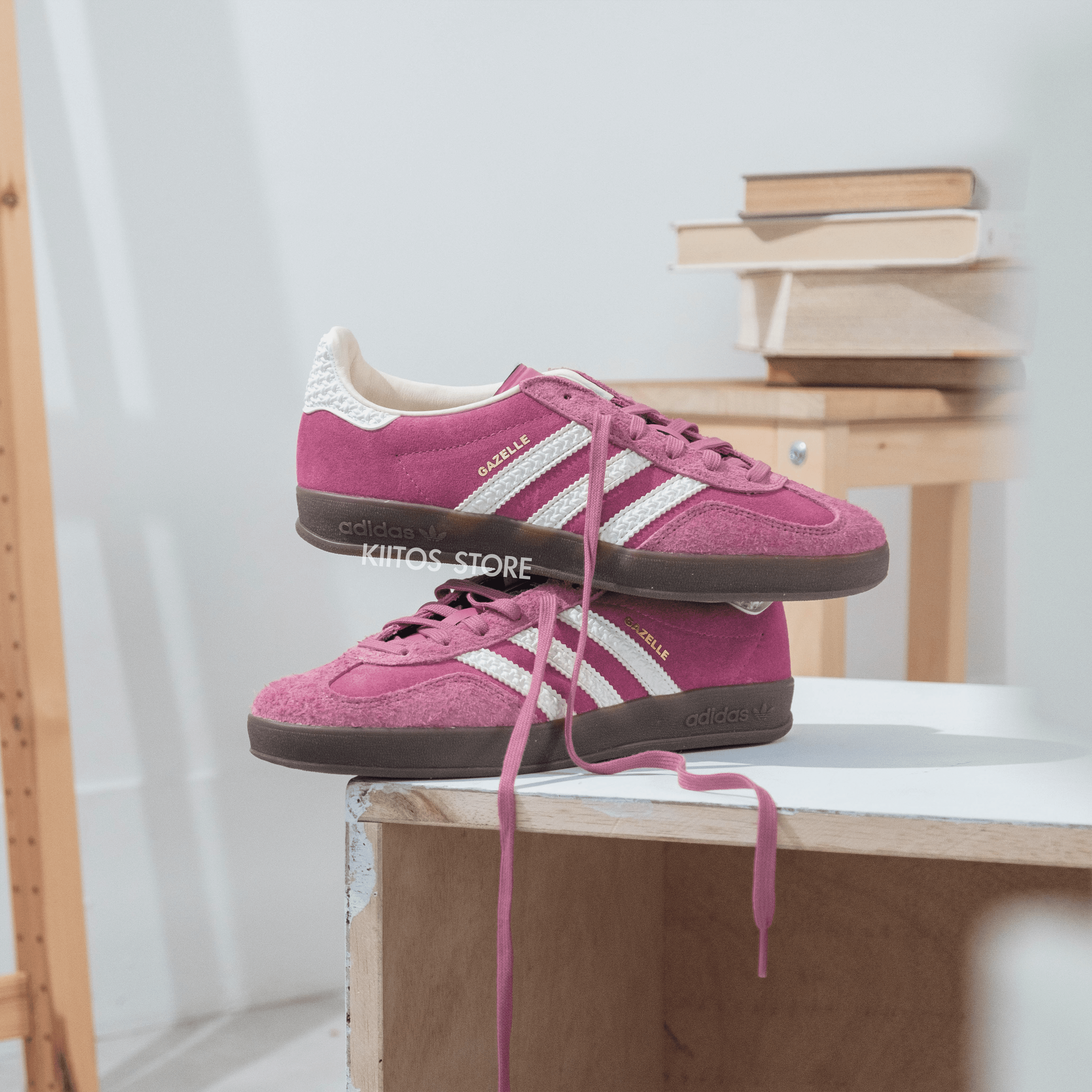 樹莓 Adidas Originals Gazelle Indoor 草莓粉樹莓粉IF1809