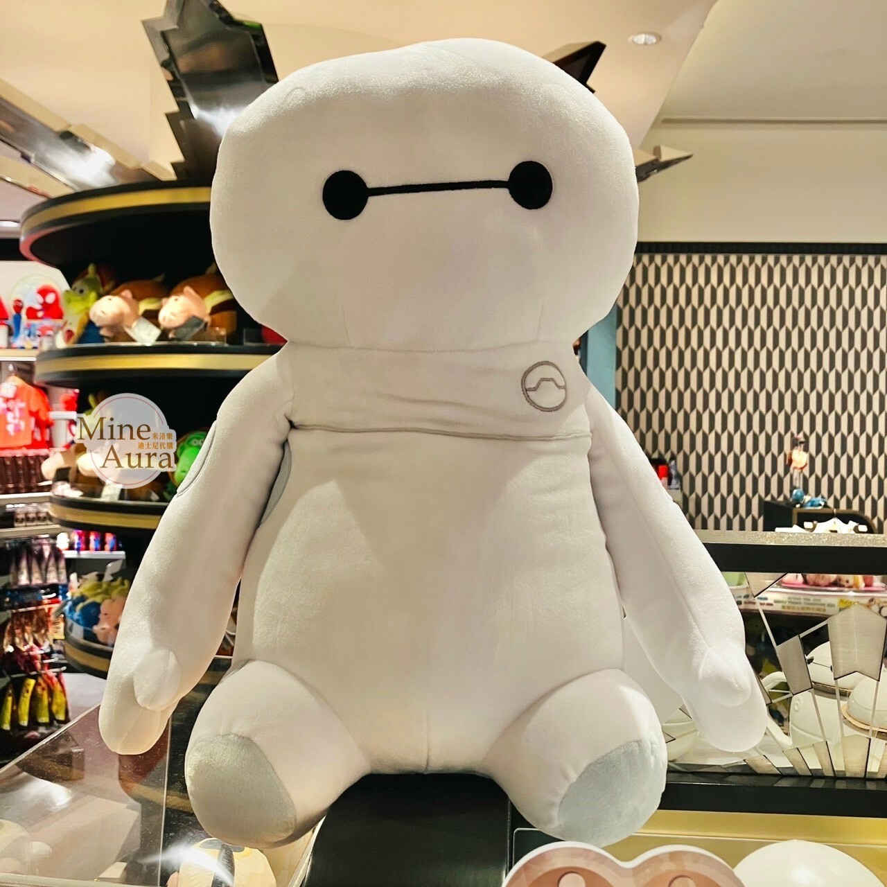 杯麵 Baymax 陪你一起辦公 坐姿 娃娃 玩偶 大英雄天團 Big Hero 6 -香港迪士尼樂園