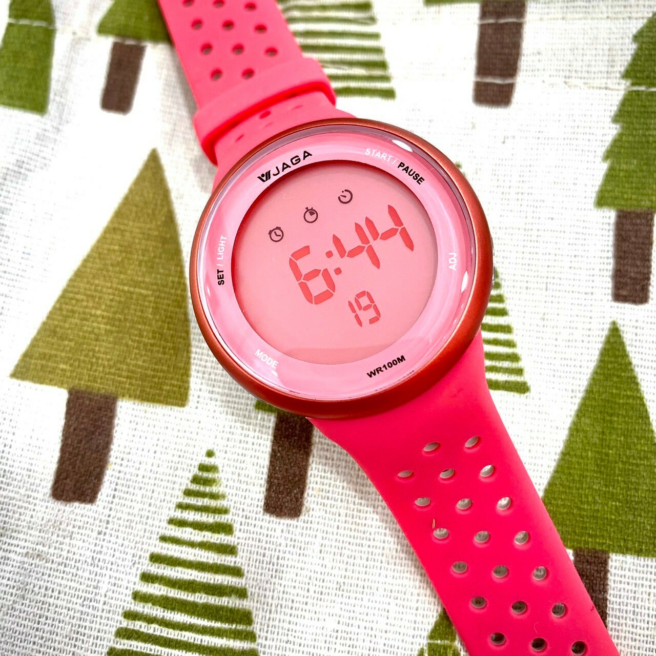 【JAGA 捷卡】台灣電子錶M1185-GC 43mm現代鐘錶