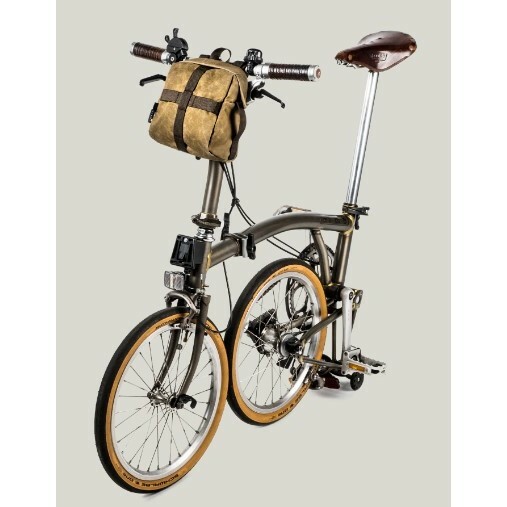 【沃坦】PIONEER 拓荒者 前掛包 (無水壺套版本) BROMPTON 炭黑/卡其