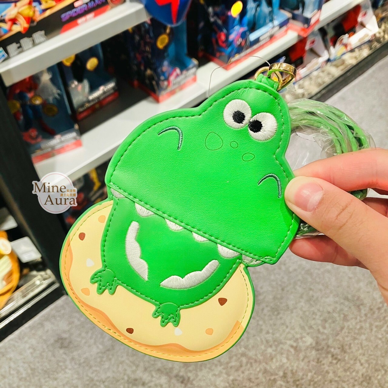 披薩星球系列 抱抱龍 Rex 甜甜圈造型 票卡包 玩具總動員 Toy Story -香港迪士尼樂園