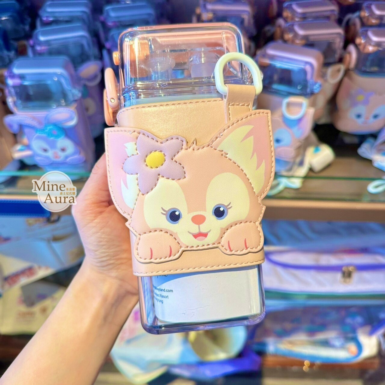 玲娜貝兒 Lina bell 造型杯套 可背式 水壺 -香港迪士尼樂園