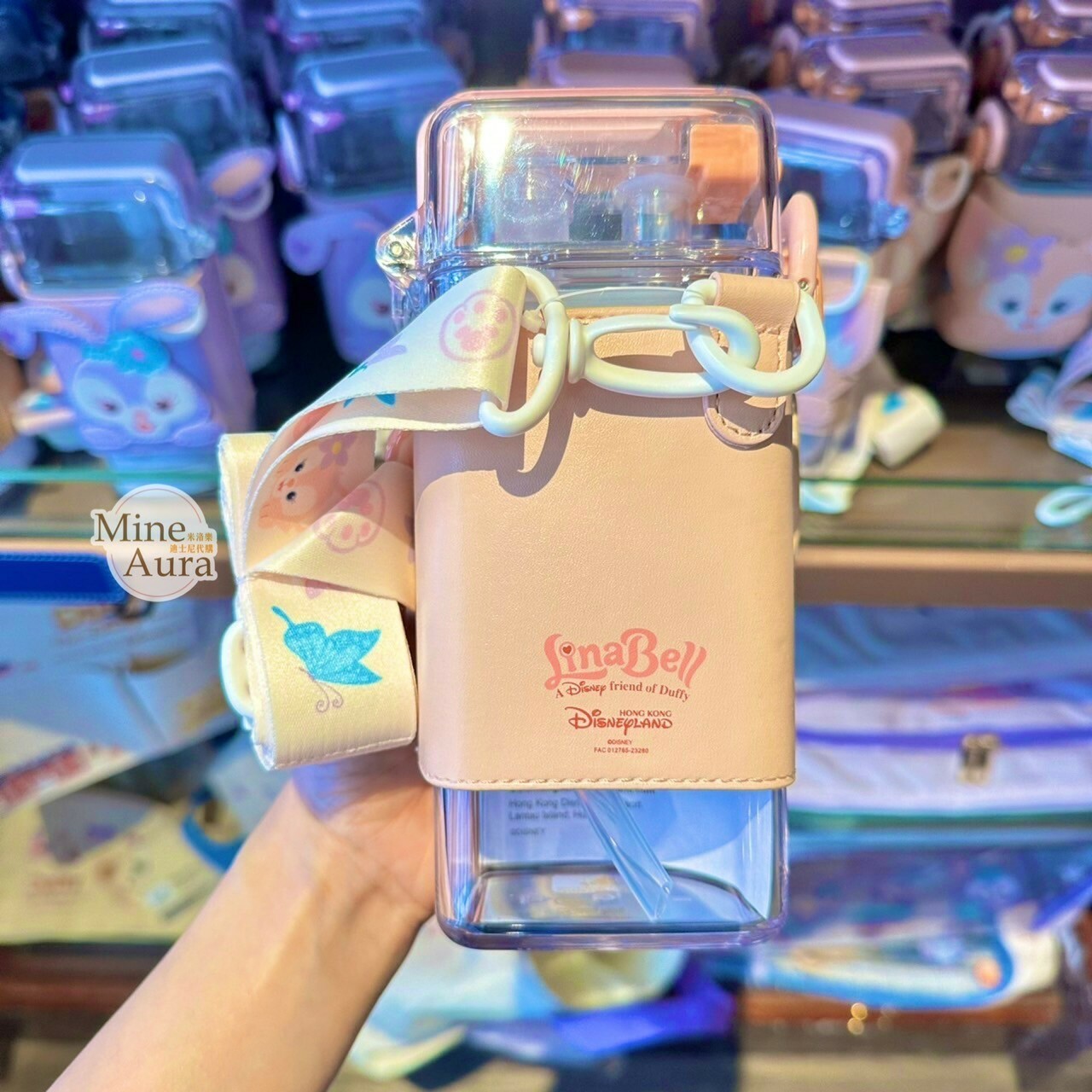 玲娜貝兒 Lina bell 造型杯套 可背式 水壺 -香港迪士尼樂園