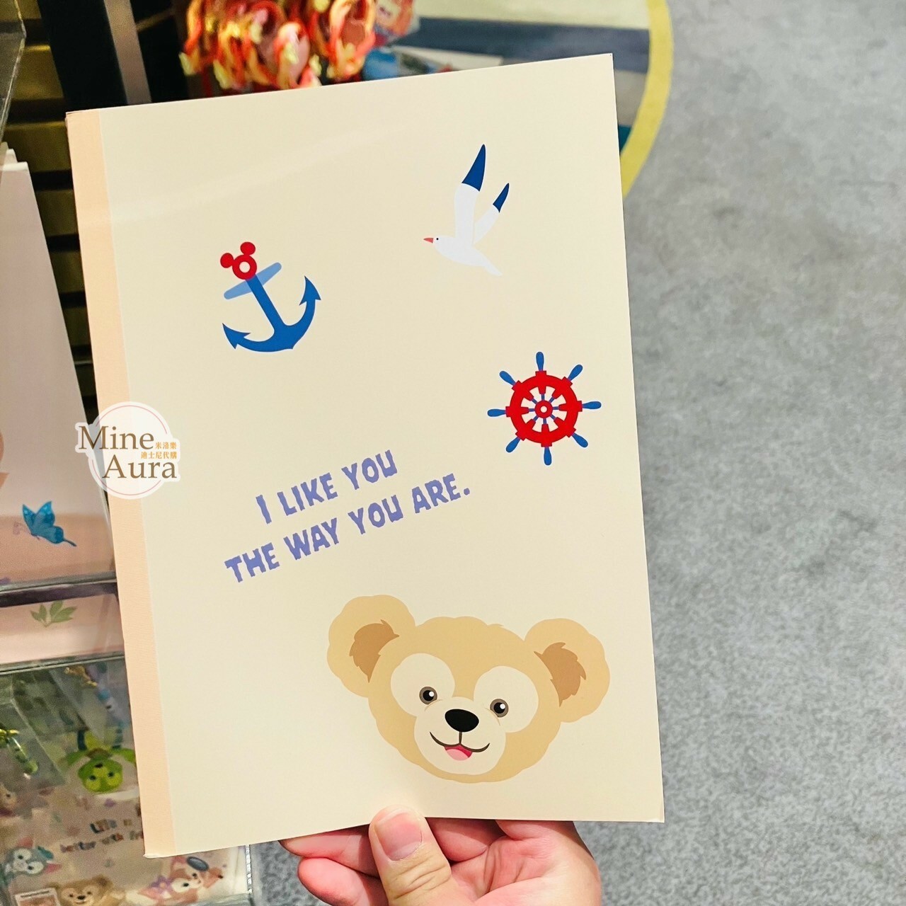 達菲 Duffy  與好友們 圖案 筆記本 記事本 D&F達菲系列 -香港迪士尼樂園