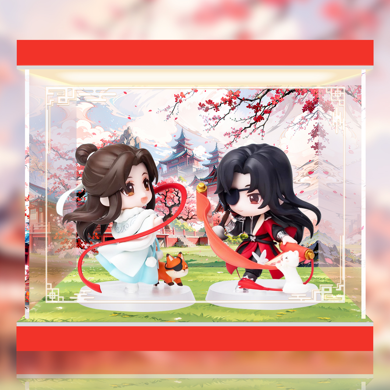 即購入ok 魔道祖師 天官賜福 擎景 擎苍 展示BOX 轩窗墨韵 AB
