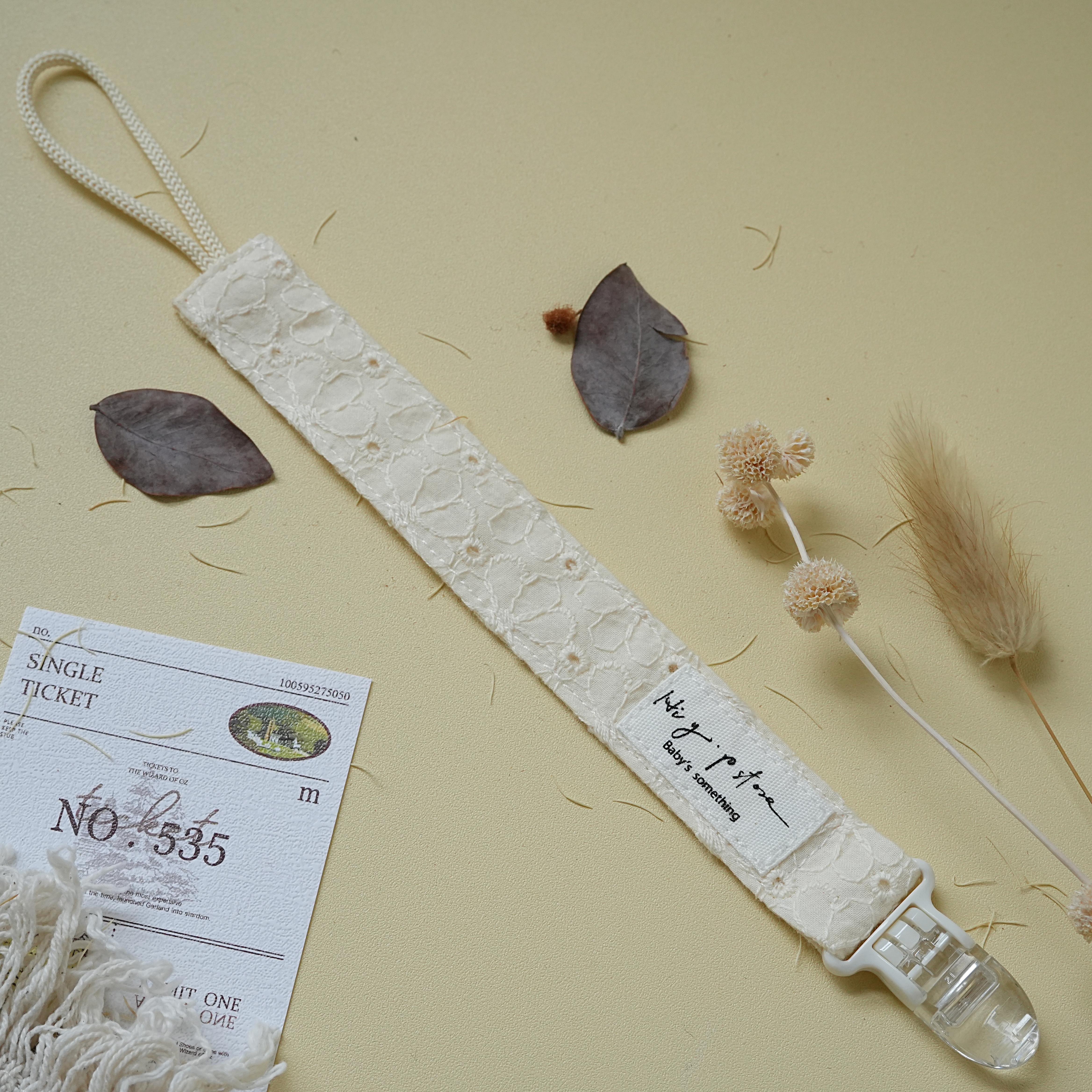 Hi Y.P store-鱷魚夾-蕾絲牡丹